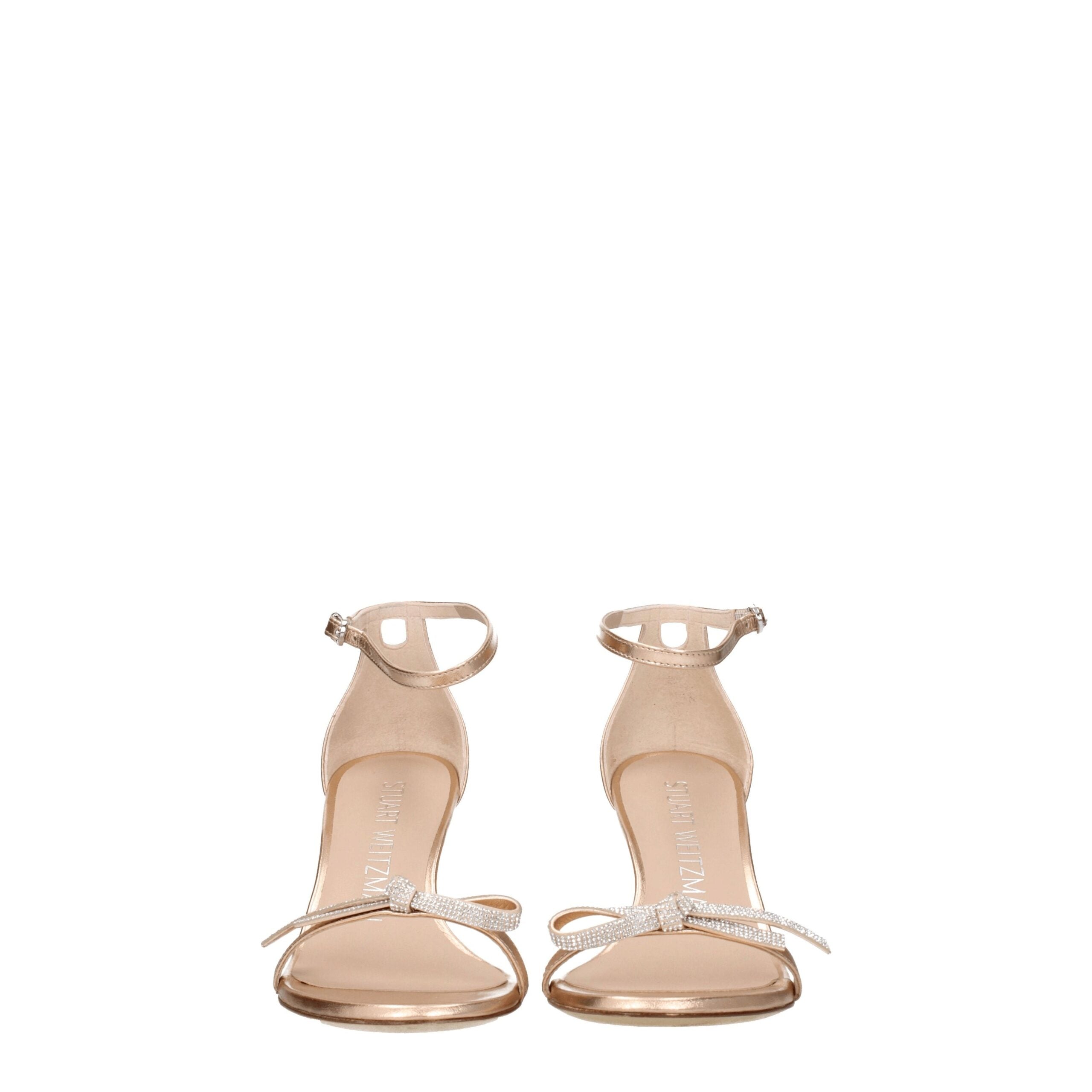 Stuart Weitzman Pink Leather Stiletto Heels Sandals LUNESCAPE