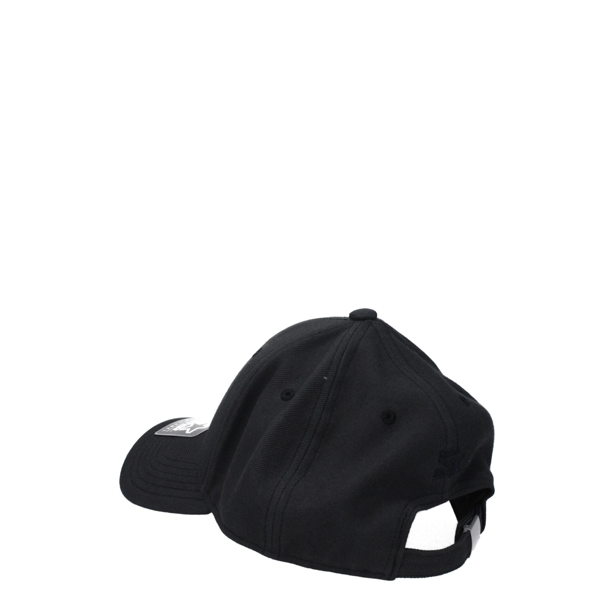 Marcelo Burlon Black Marabou Baseball Hat