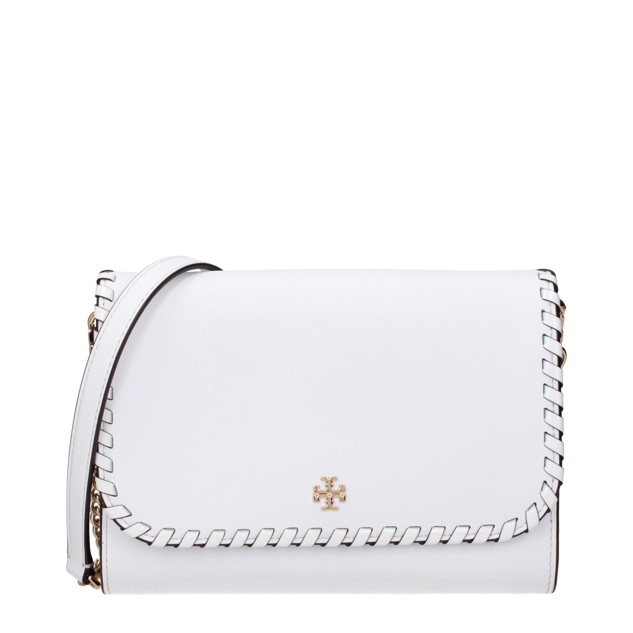 Tory Burch White Leather Clutch Bags LUNESCAPE