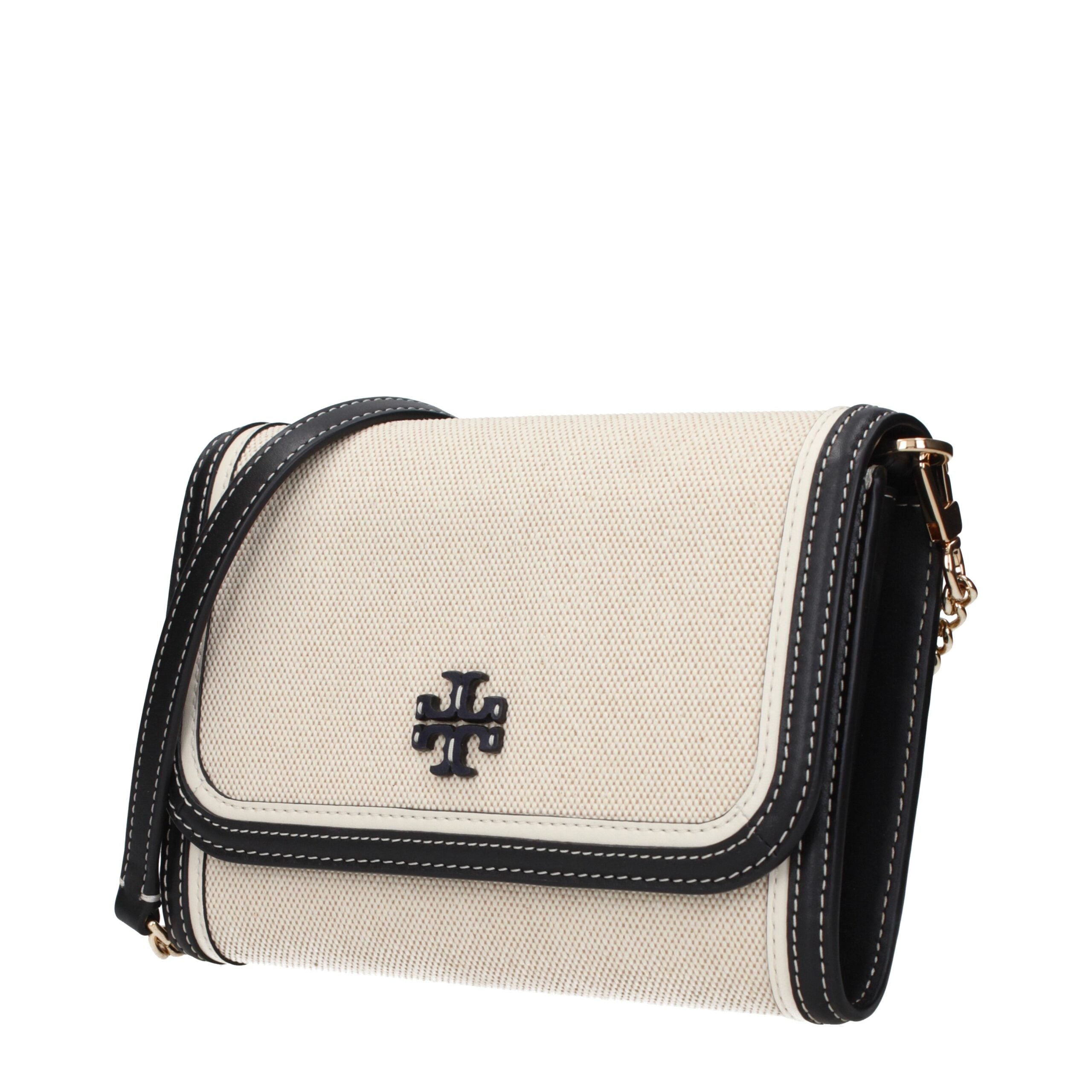 Tory Burch Beige Fabric Clutch Bags LUNESCAPE