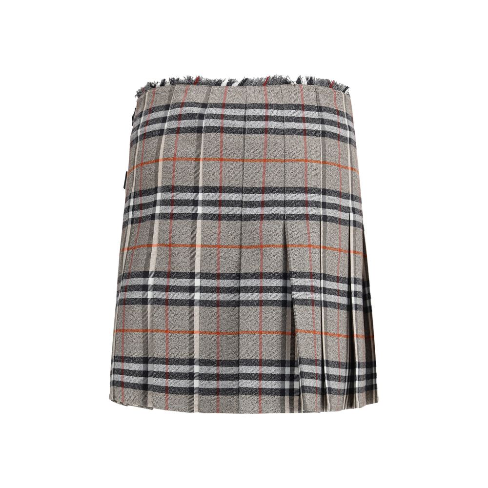 Burberry Check Archive wool Miniskirt LUNESCAPE