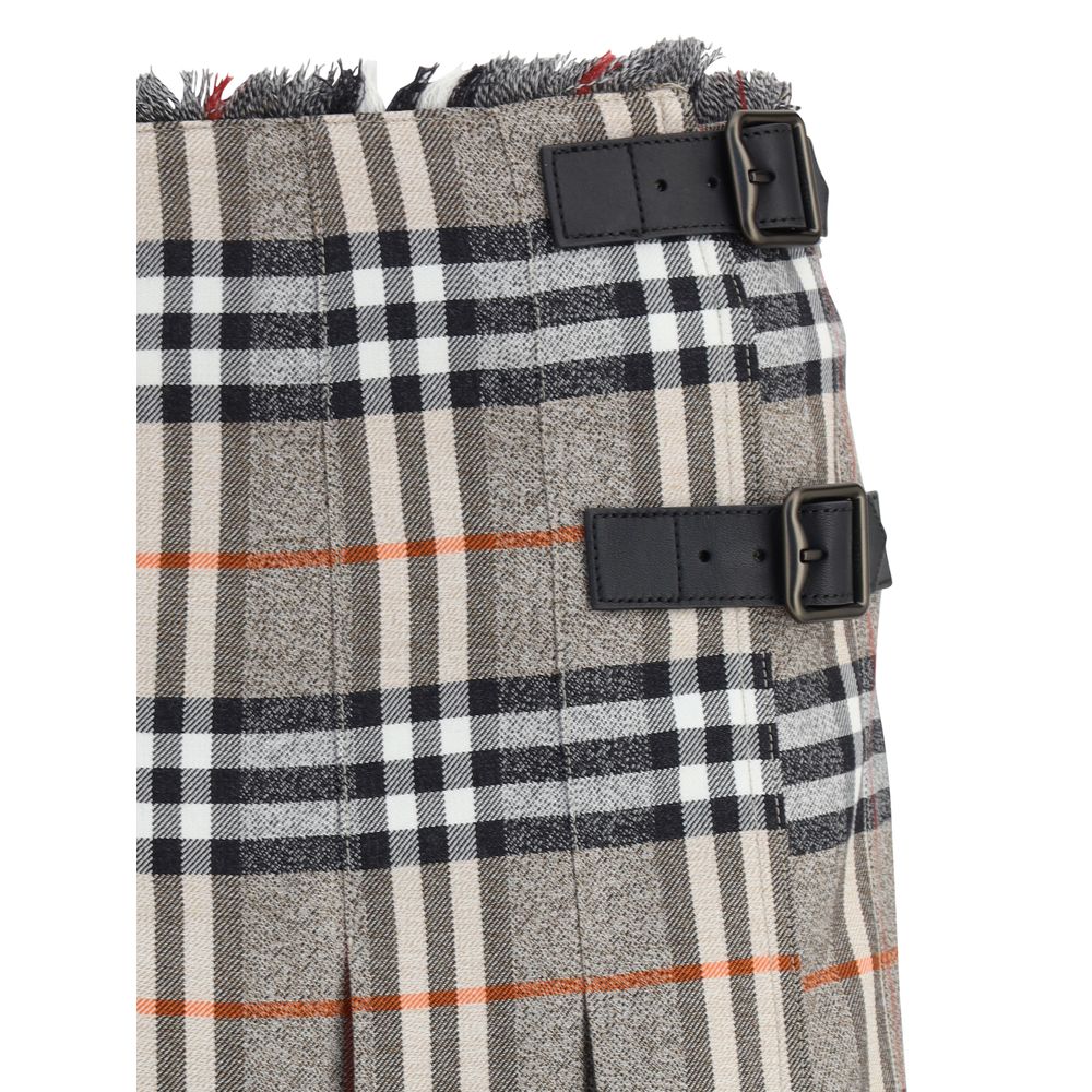 Burberry Check Archive wool Miniskirt LUNESCAPE