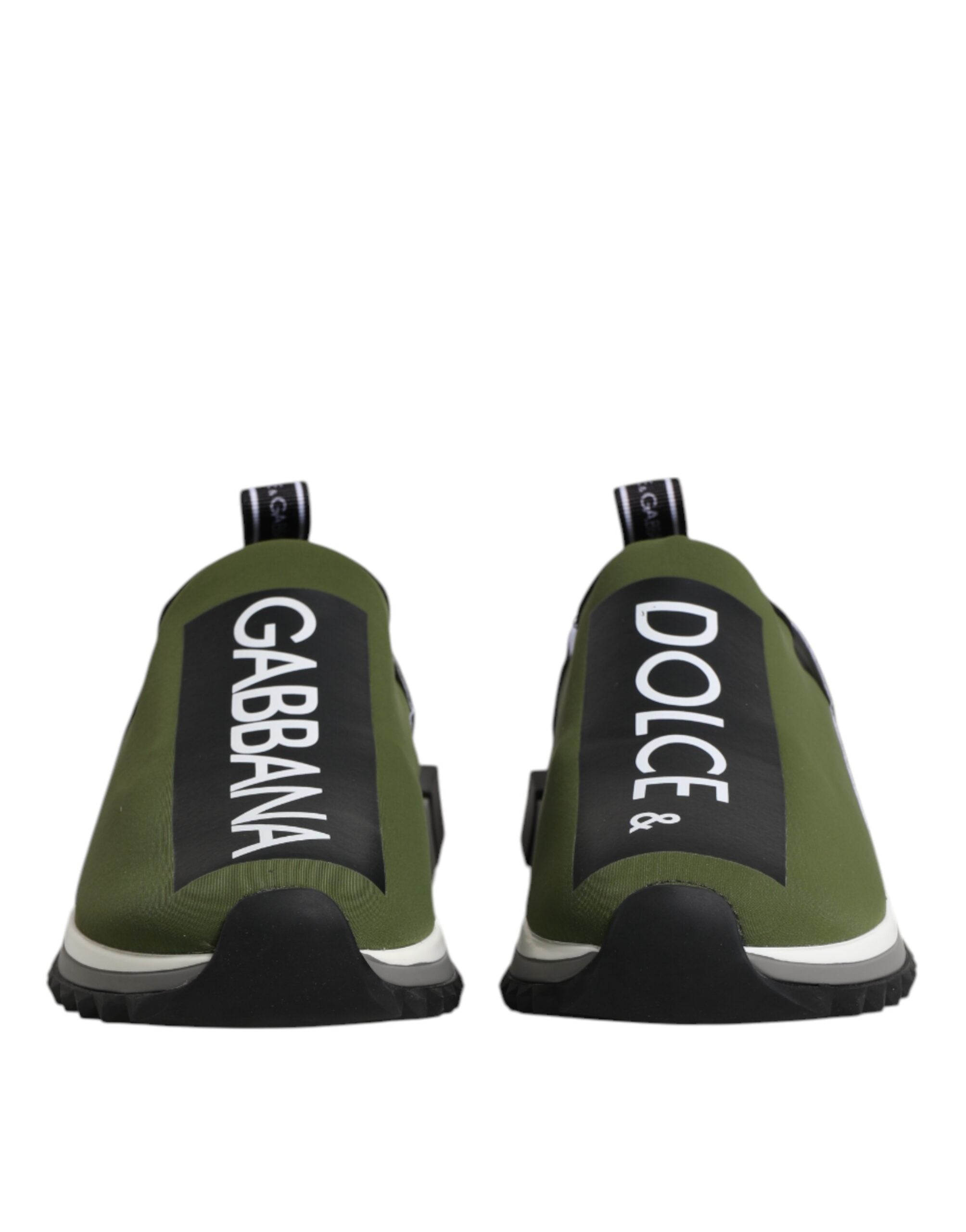 Dolce & Gabbana Green Logo Low Top Sorrento Men Sneakers Shoes LUNESCAPE