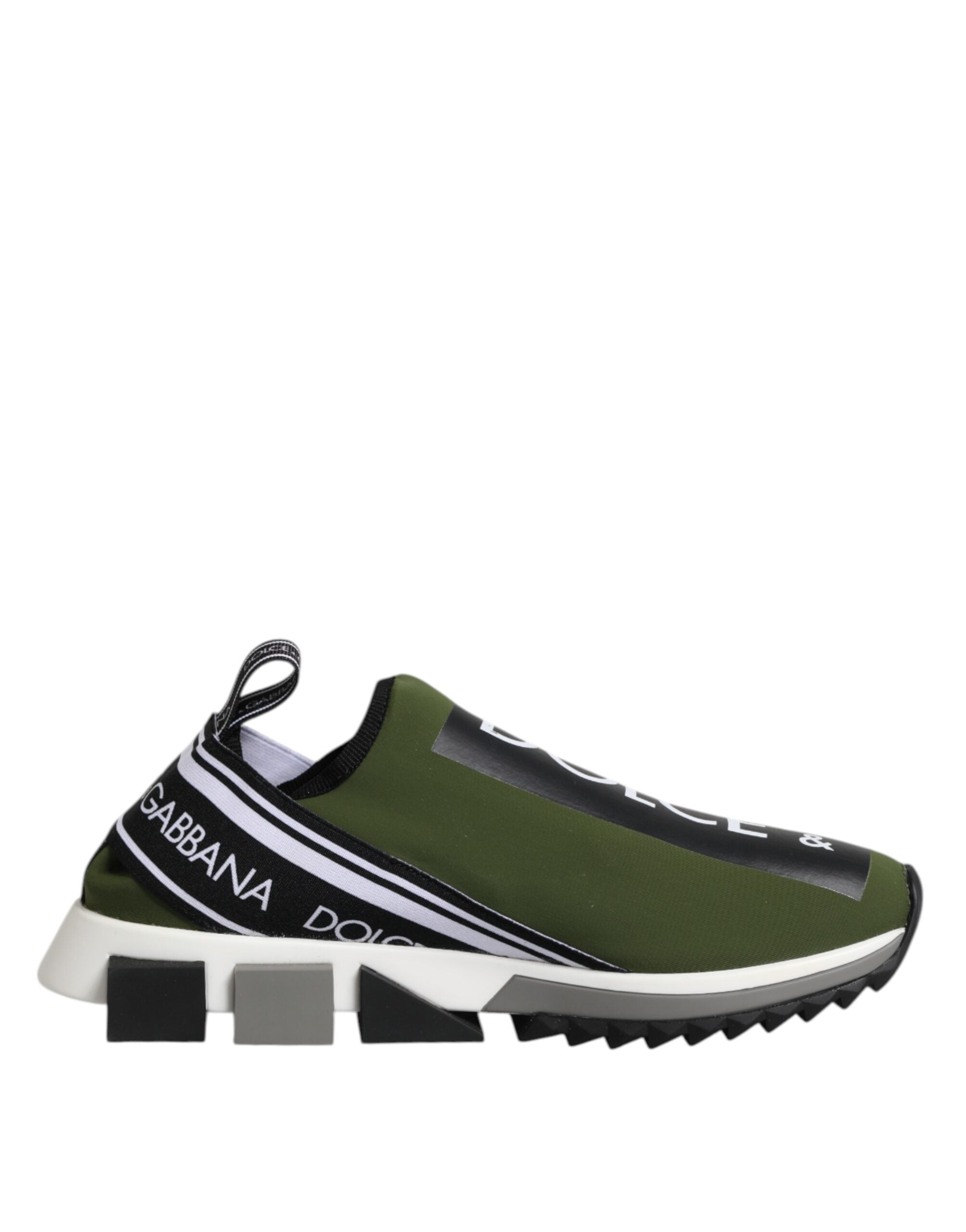 Dolce & Gabbana Green Logo Low Top Sorrento Men Sneakers Shoes LUNESCAPE