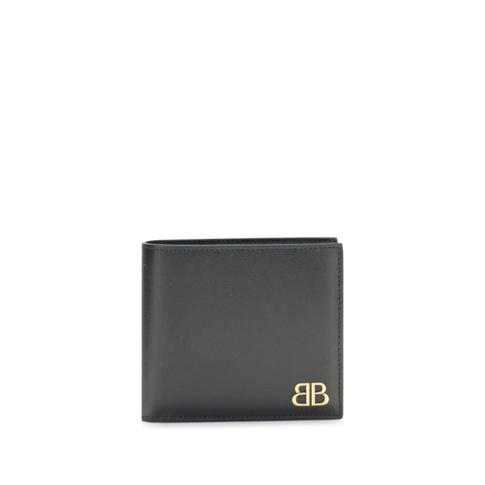 Balenciaga Logo plaque Wallet LUNESCAPE