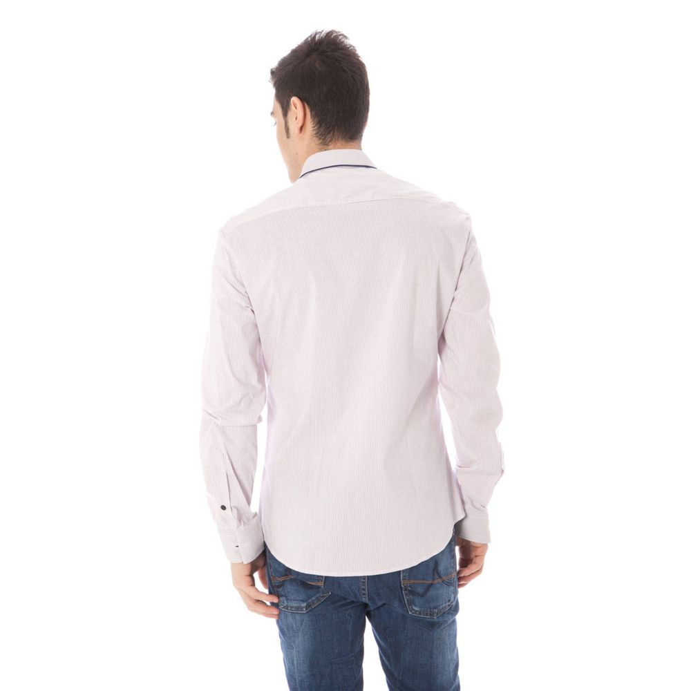 Costume National Pink Cotton Shirt LUNESCAPE