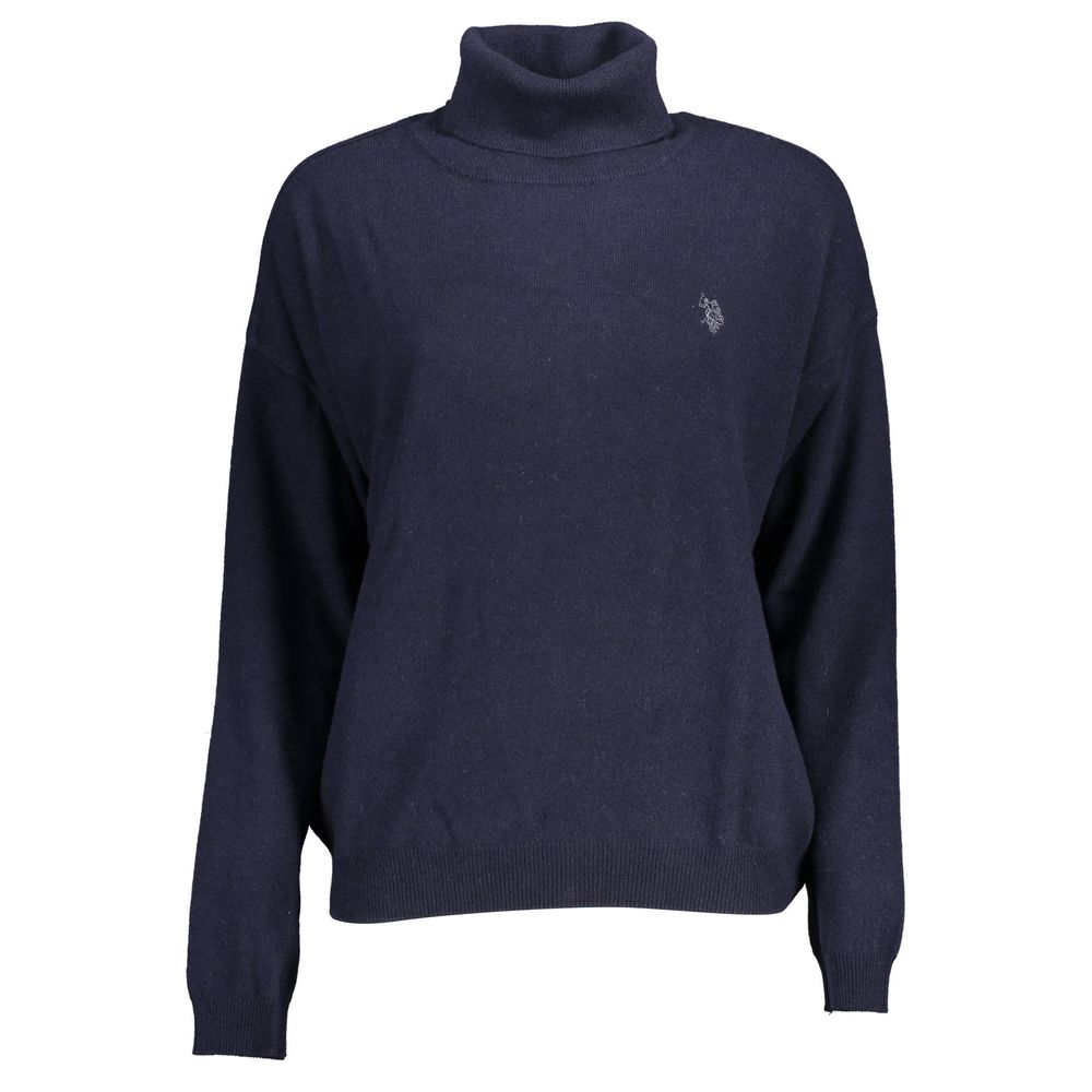 U.S. POLO ASSN. Blue Fabric Women's Sweater