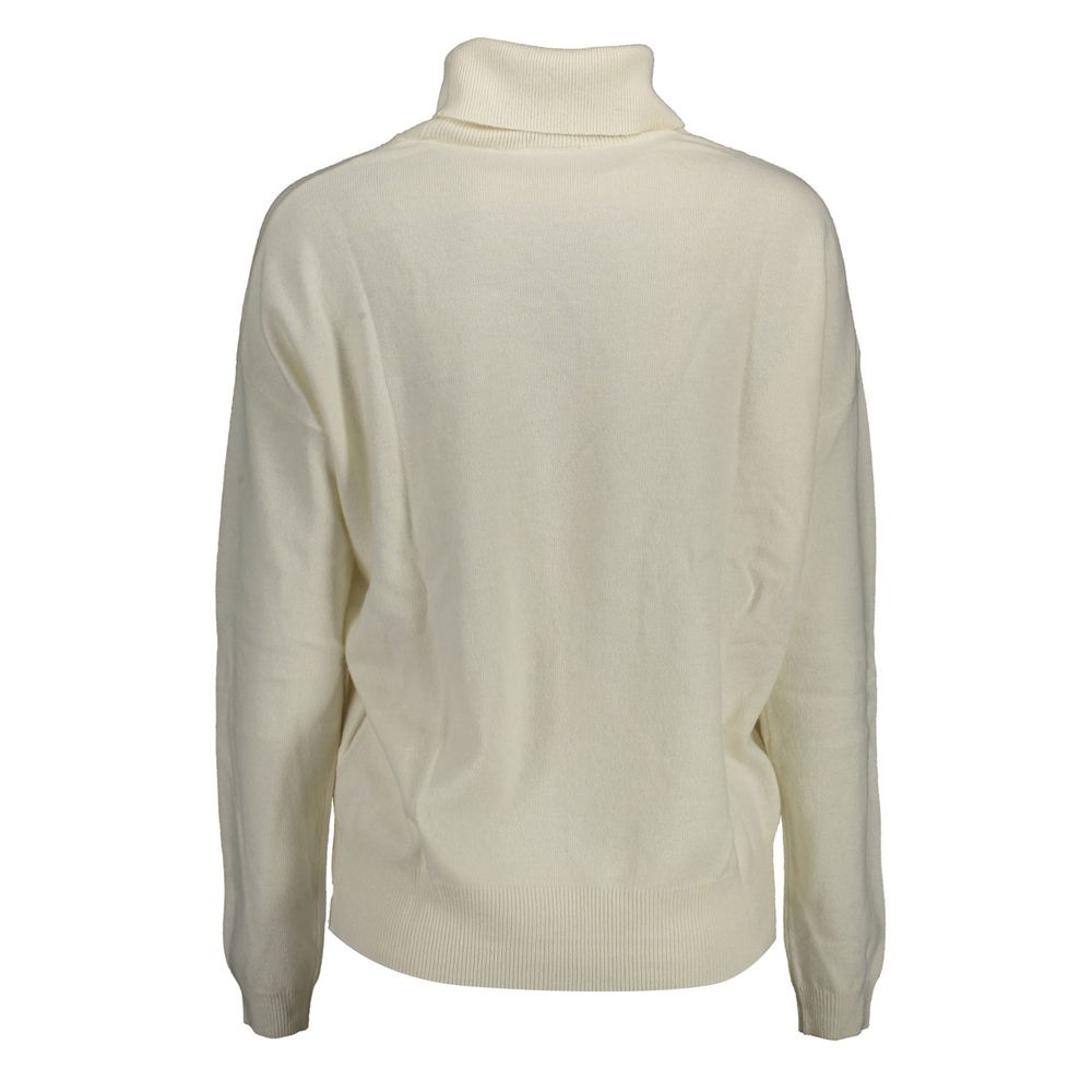 U.S. POLO ASSN. Bianco Viscose Women's Sweater