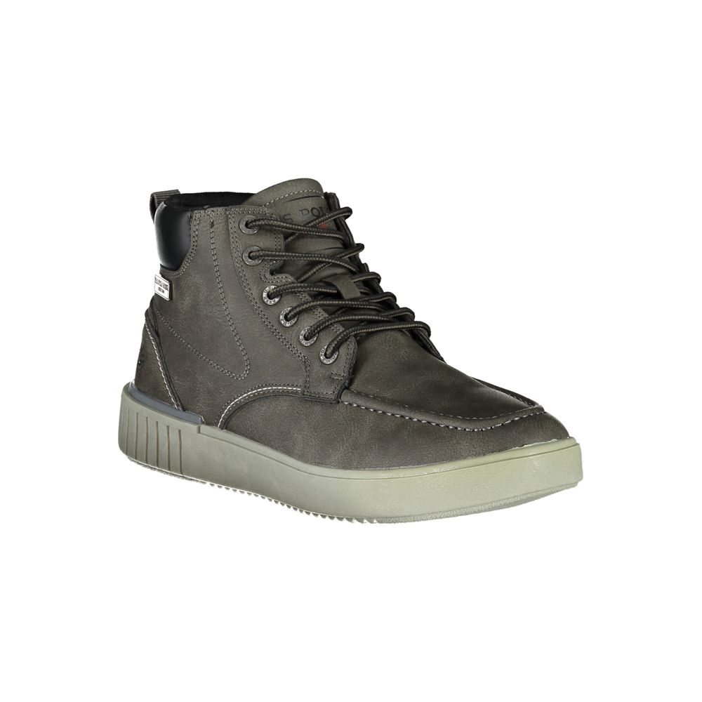 U.S. POLO ASSN. Gray Polyester Boot LUNESCAPE