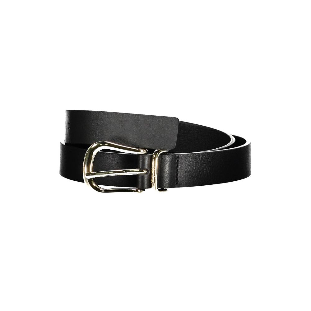Tommy Hilfiger Black Leather Belt LUNESCAPE
