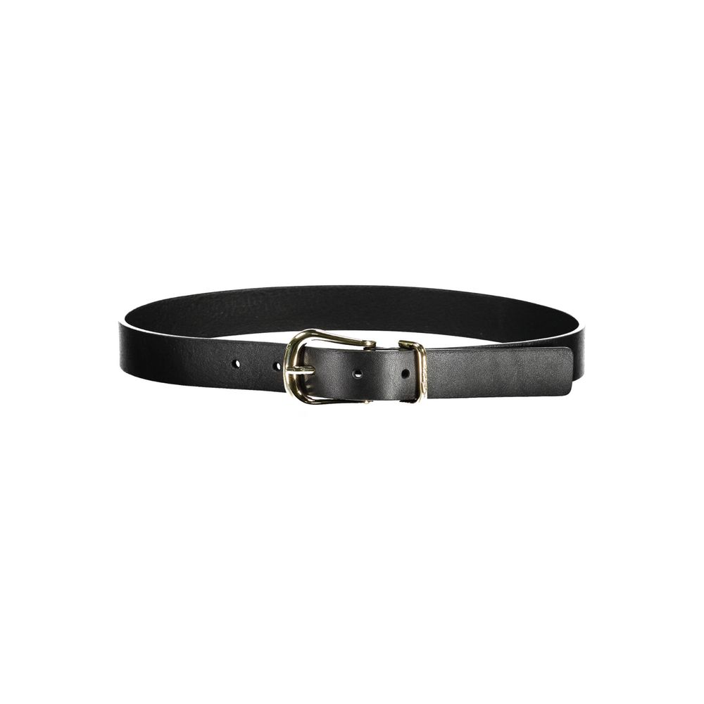 Tommy Hilfiger Black Leather Belt LUNESCAPE