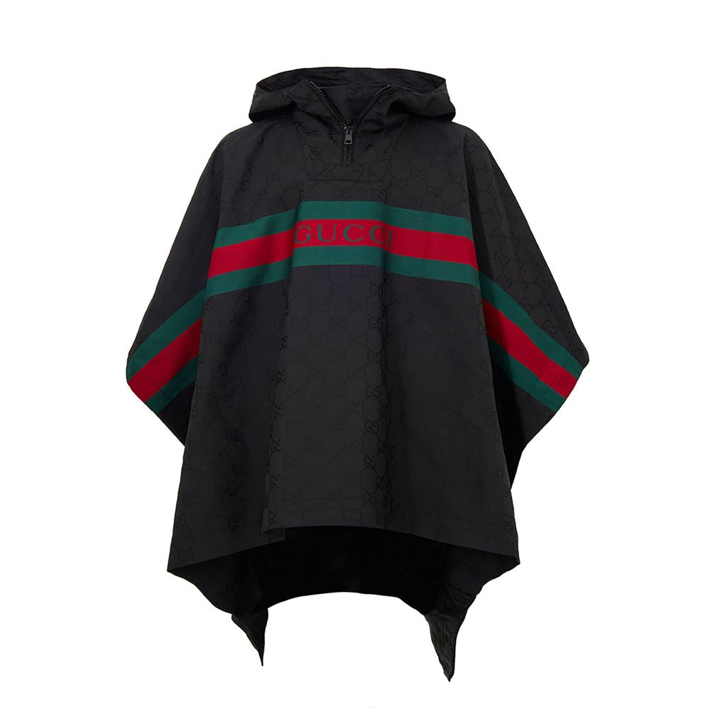 Gucci Black Polyester Trench Coat LUNESCAPE