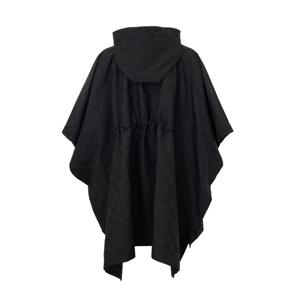 Gucci Black Polyester Trench Coat LUNESCAPE