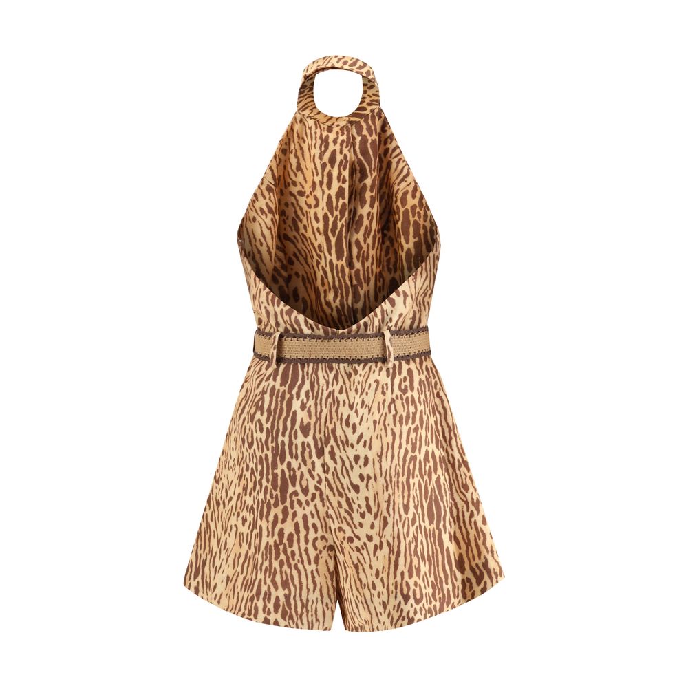 Zimmermann Leopard short Dress LUNESCAPE