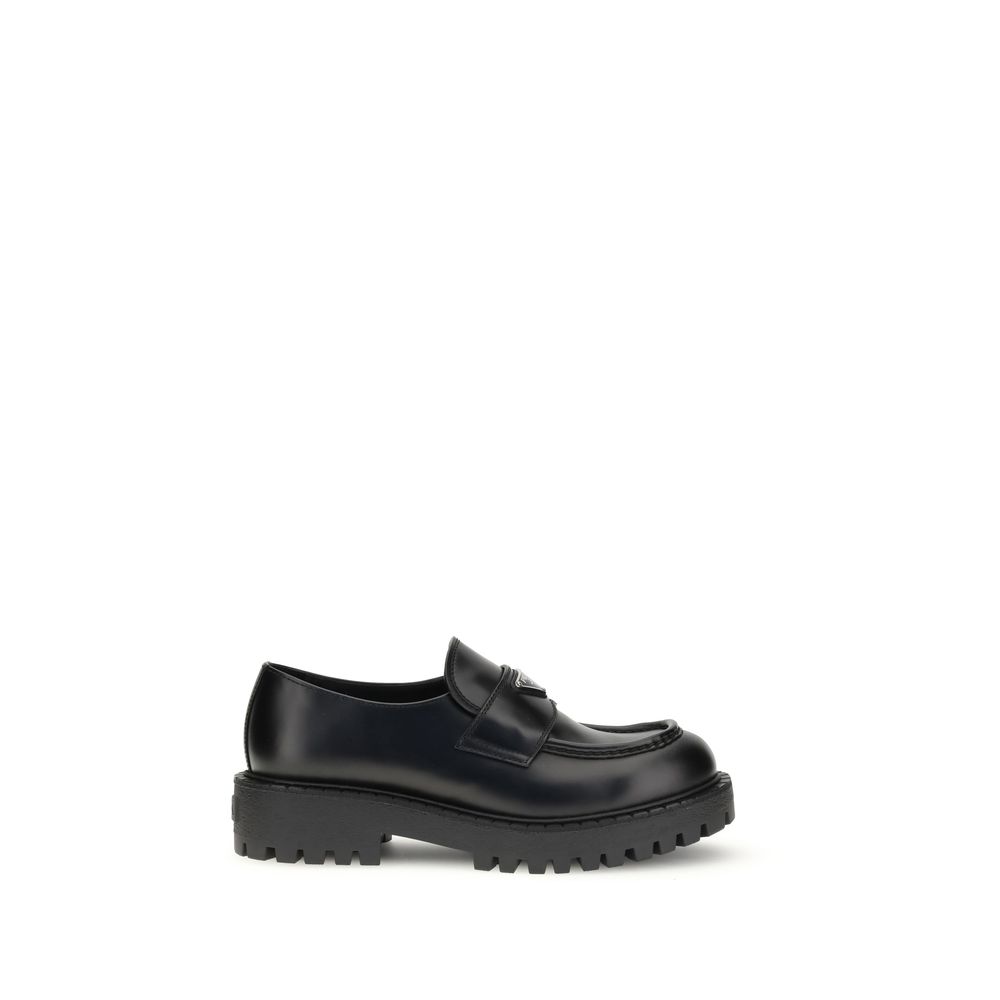 Prada Double Chocolate Loafers LUNESCAPE