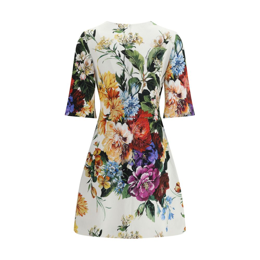 Dolce & Gabbana Bouquet-print midi Dress LUNESCAPE