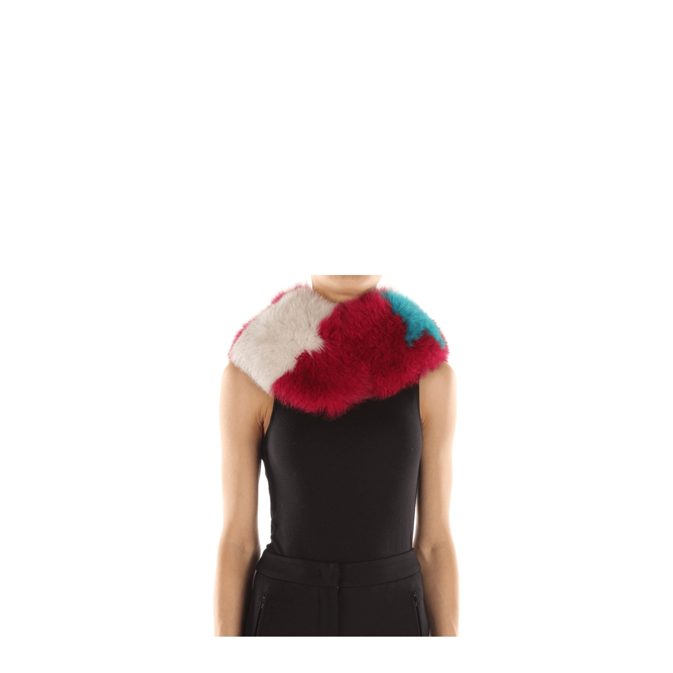 Mr. Mrs. Shirt Pink Fur Foulard