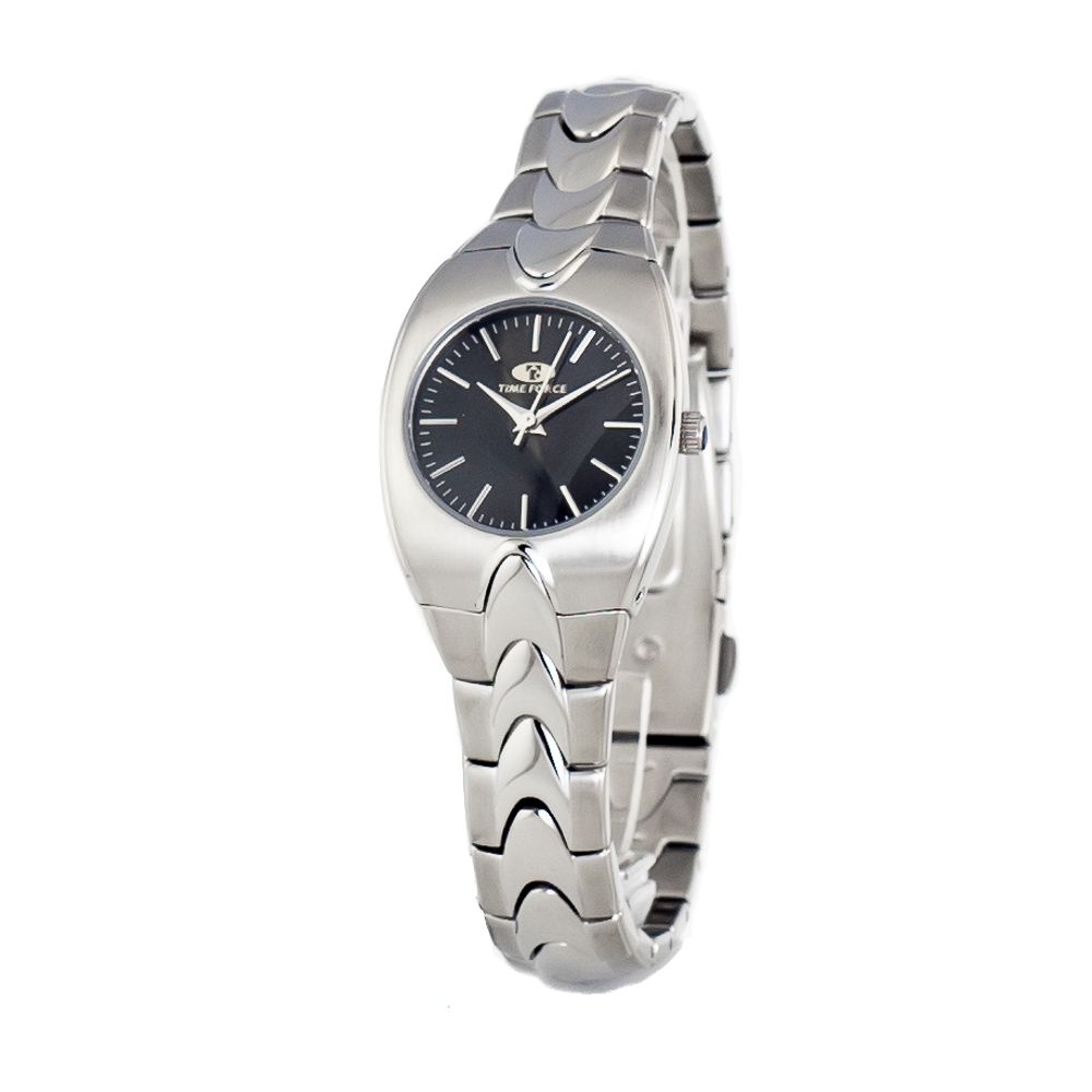 Time Force Silver Stainless Steel Watch LUNESCAPE
