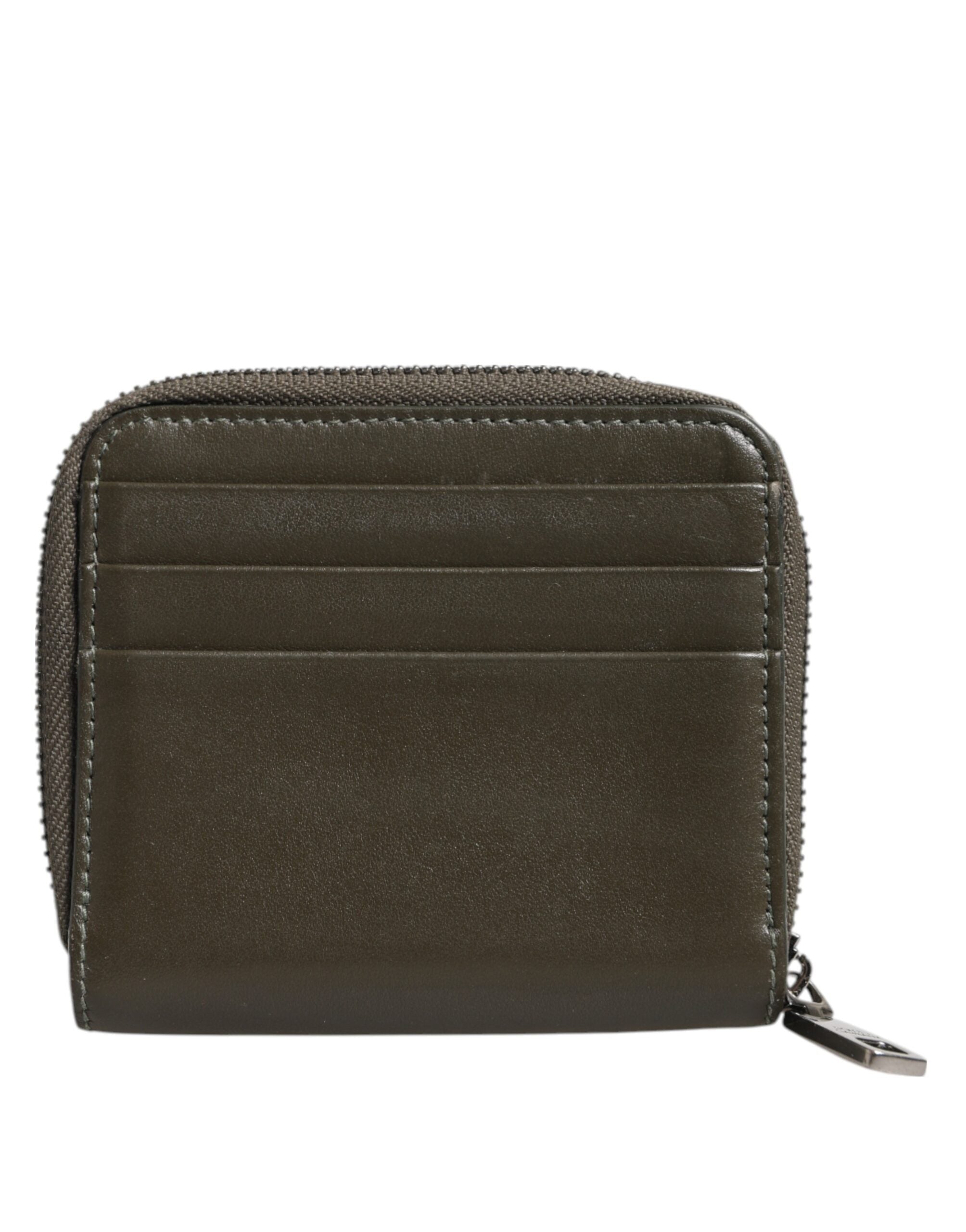 Dolce & Gabbana Brown Leather Coin Purse