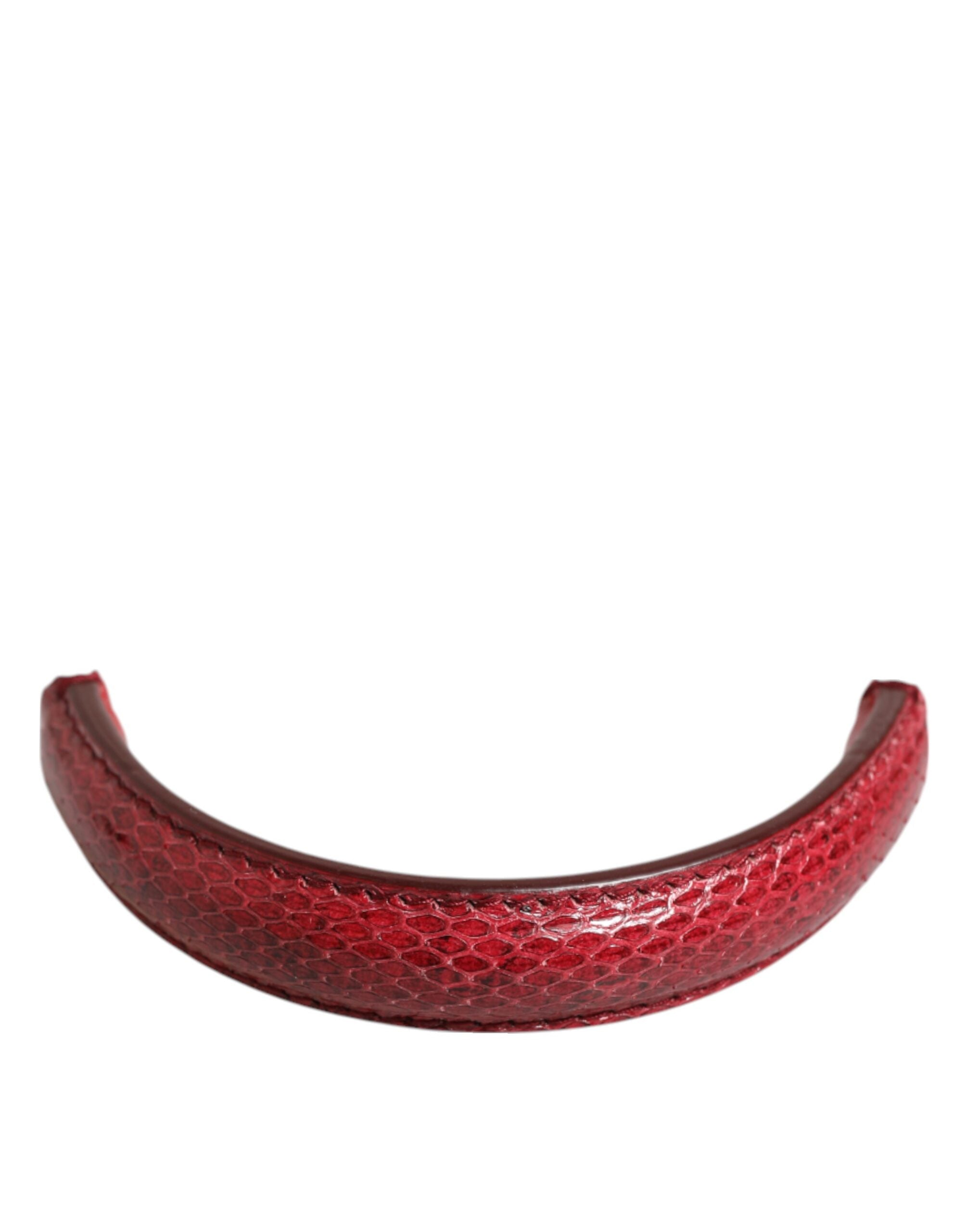 Dolce & Gabbana Red Small Ayers Leather Bag Handle Women Shoulder Strap LUNESCAPE