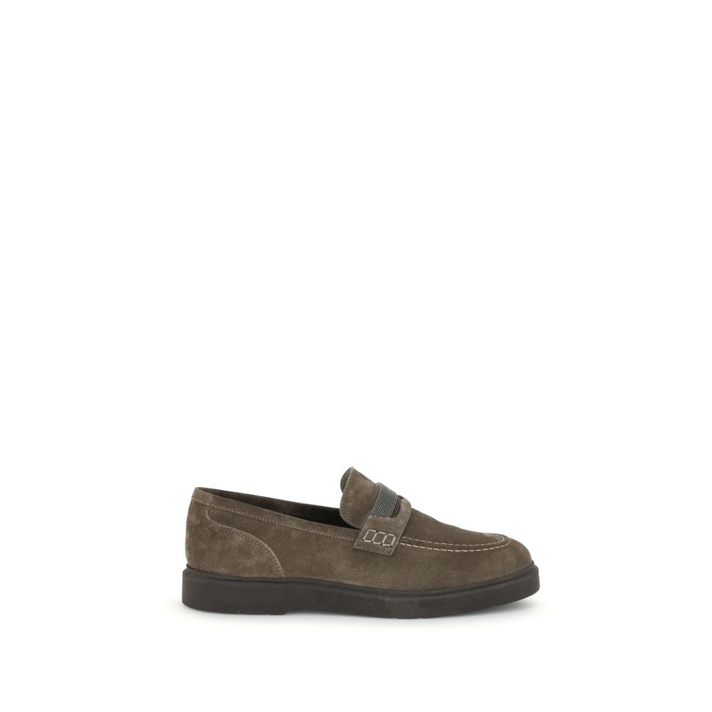 Brunello Cucinelli Leather Loafers LUNESCAPE