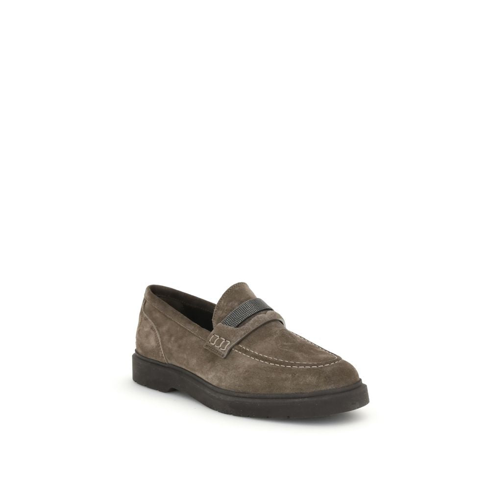 Brunello Cucinelli Leather Loafers LUNESCAPE