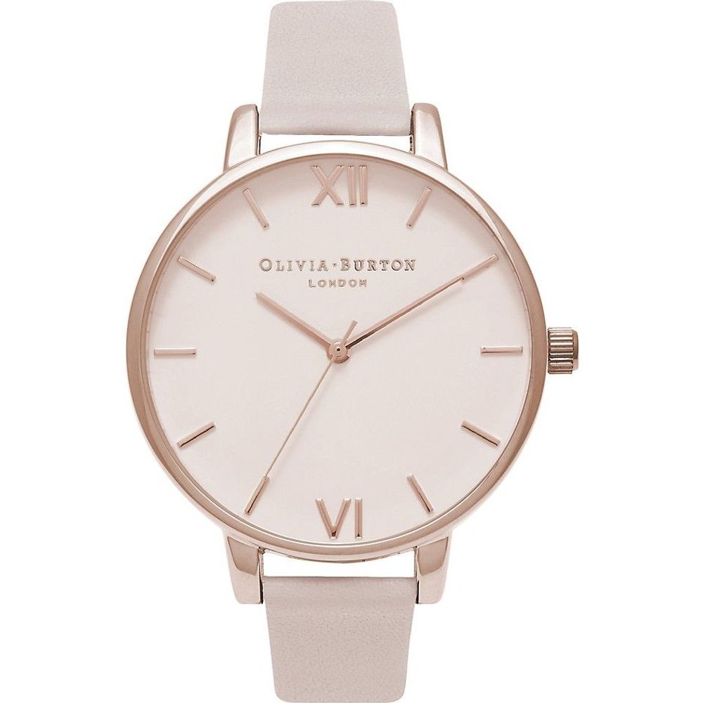 Olivia Burton White Eco Leather Watch LUNESCAPE
