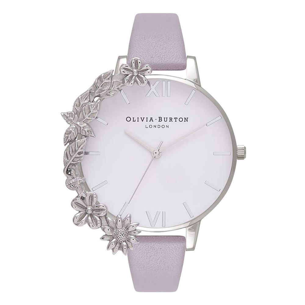 Olivia Burton Purple Eco Leather Watch LUNESCAPE