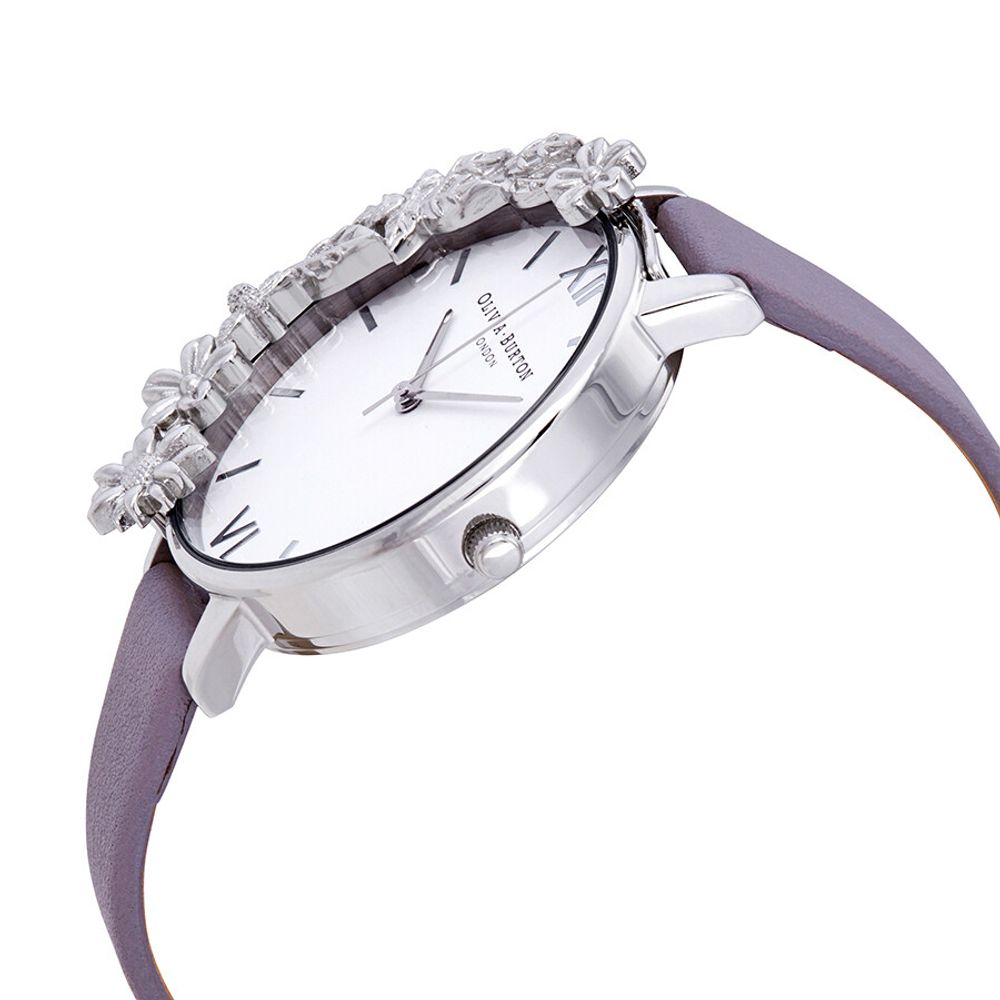 Olivia Burton Purple Eco Leather Watch LUNESCAPE