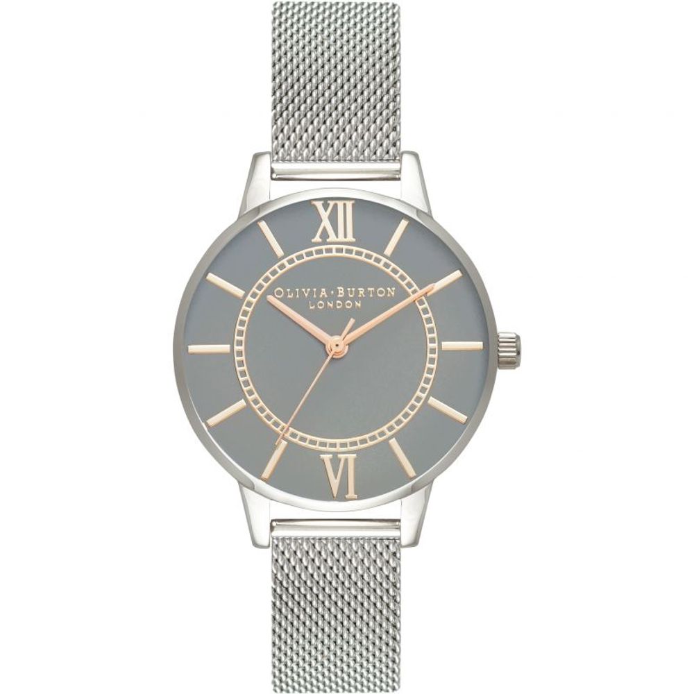 Olivia Burton Silver Stainless Steel Watch LUNESCAPE