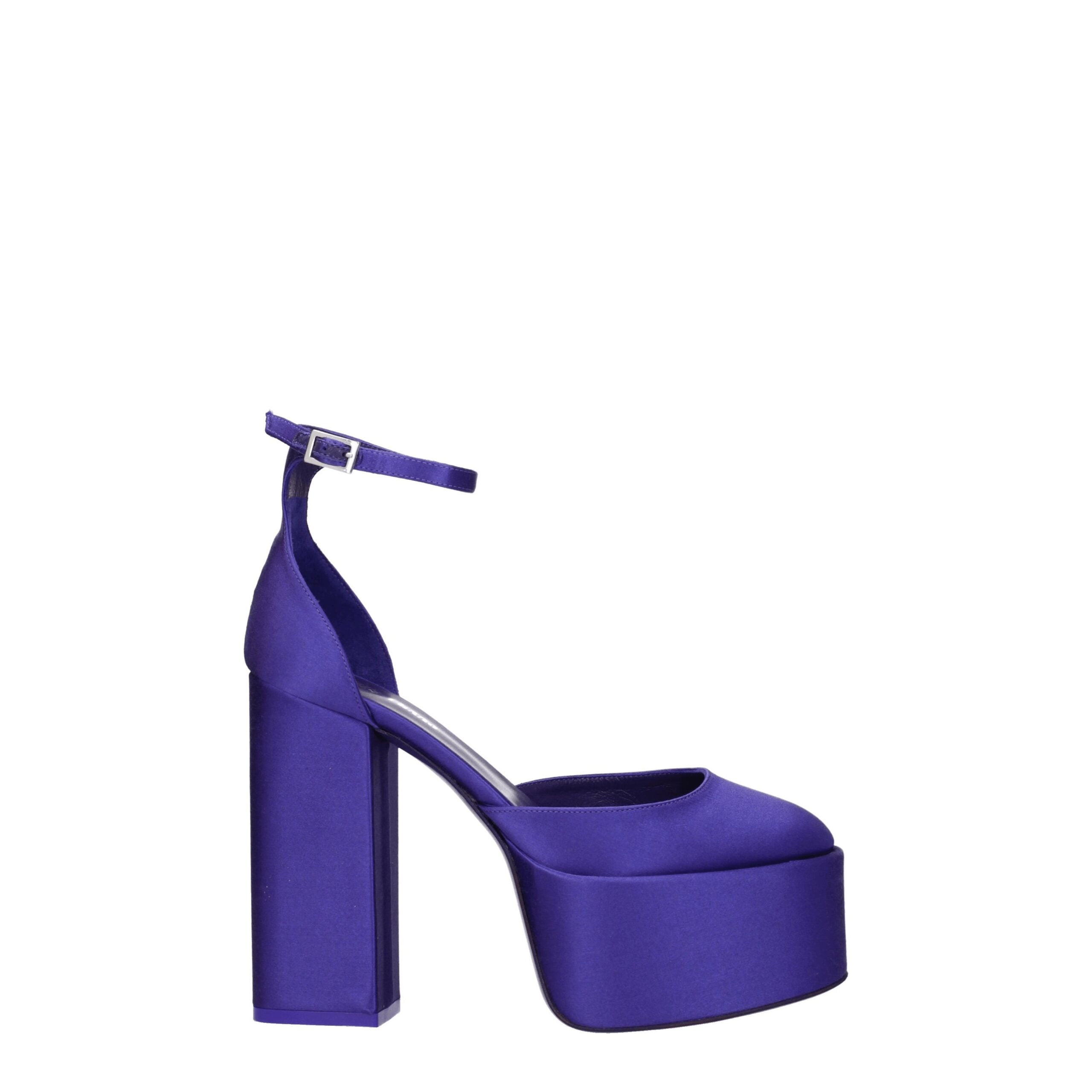 Paris Texas Purple Satin Platforms LUNESCAPE
