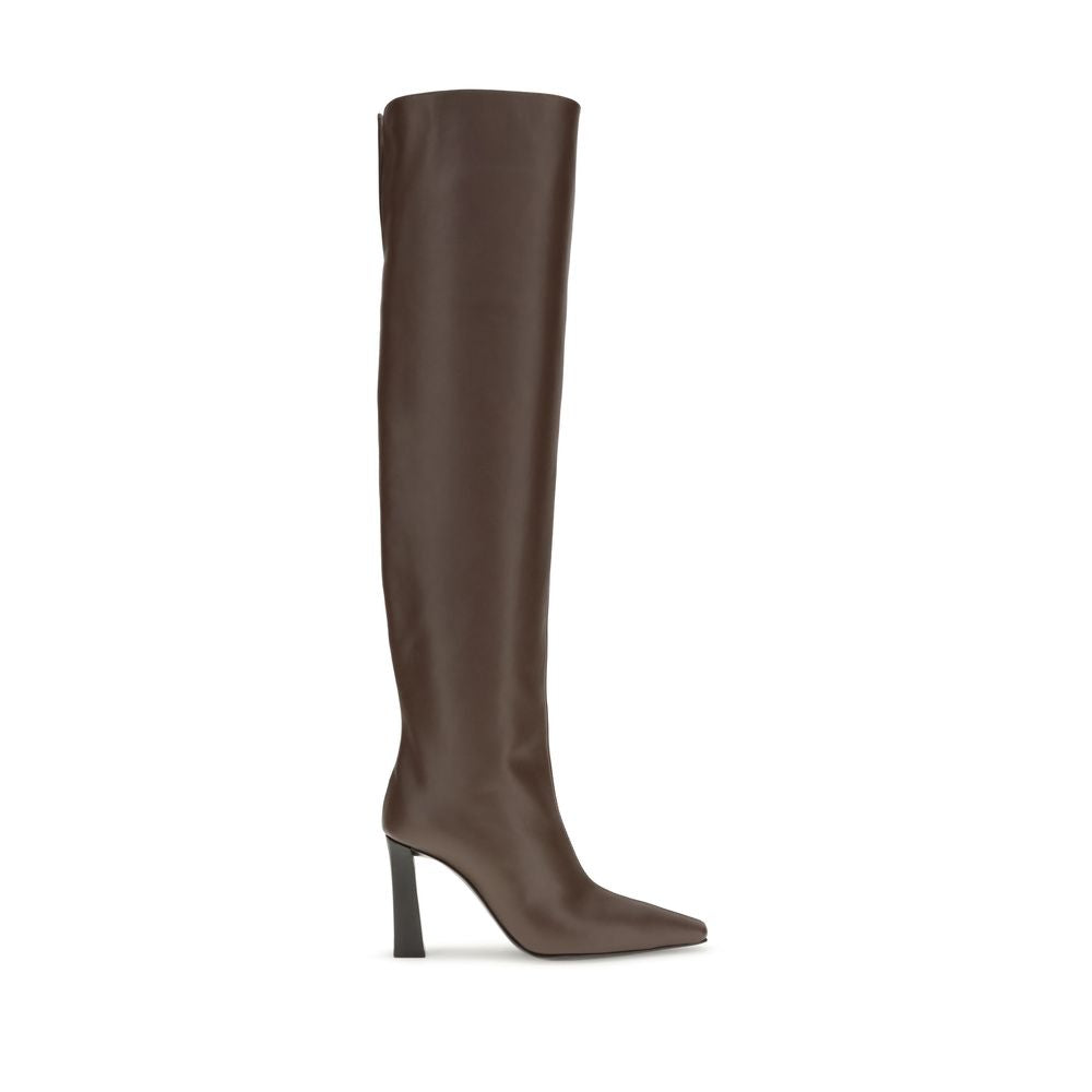 Giuseppe Zanotti Extra high leather Boots LUNESCAPE