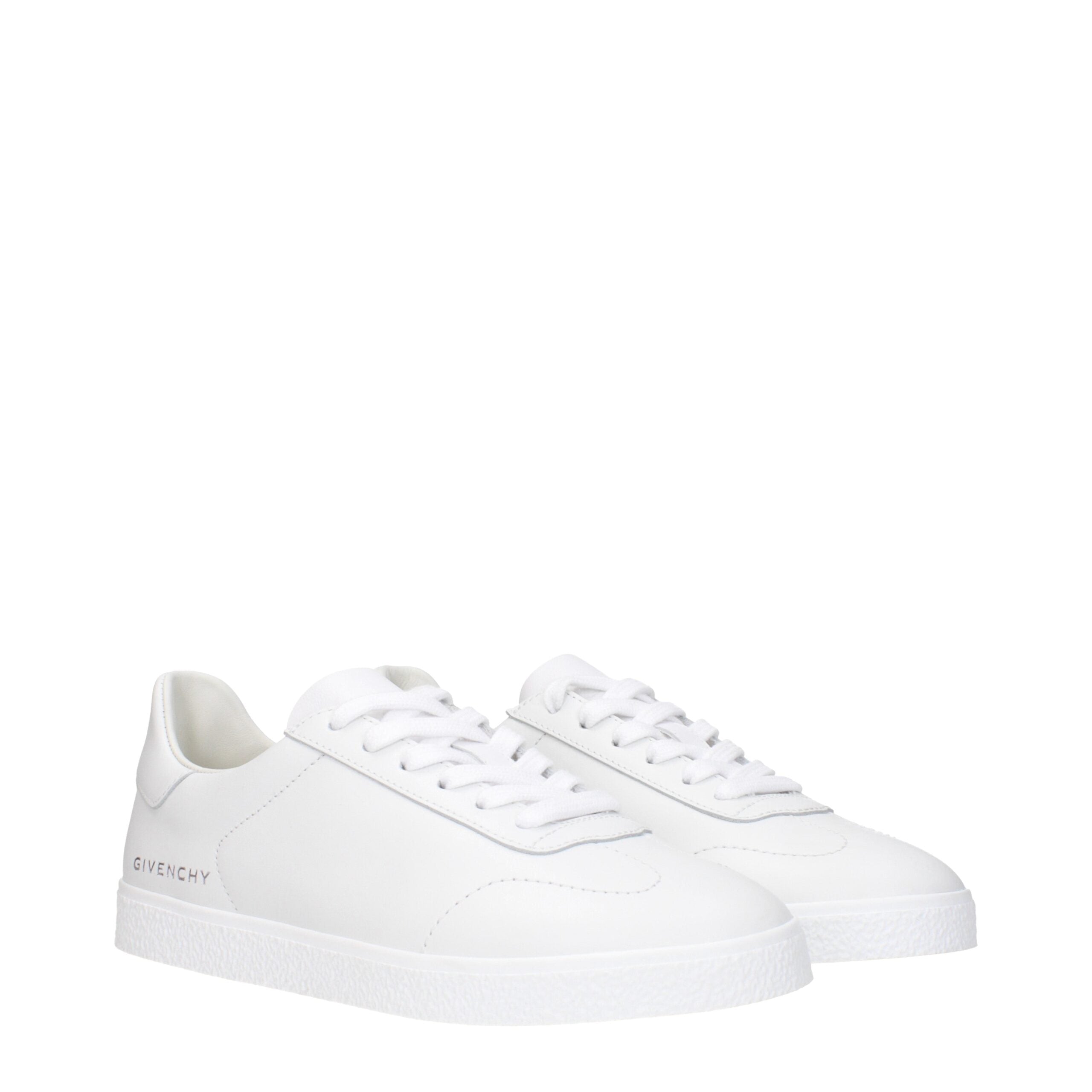 Givenchy White Leather Low Tops LUNESCAPE