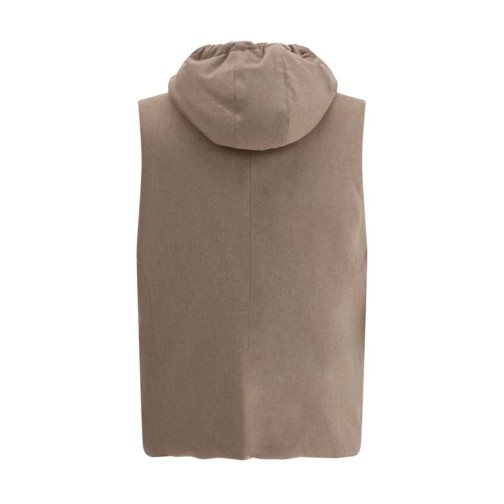 Brunello Cucinelli Wool Down Vest LUNESCAPE