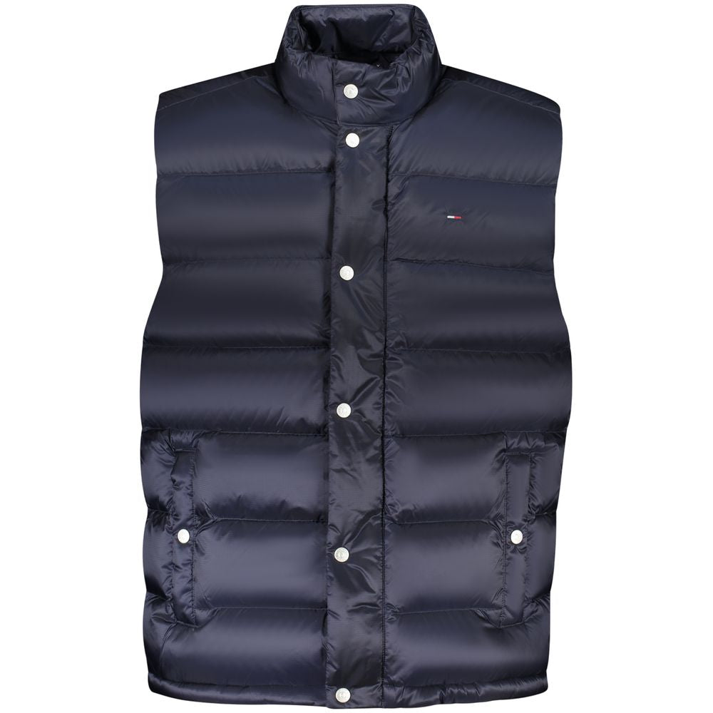 Tommy Hilfiger Blue Nylon Men Jacket LUNESCAPE