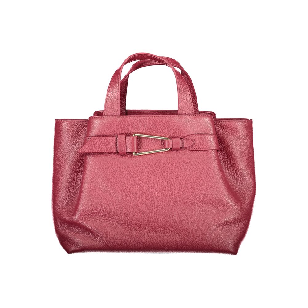 Coccinelle Purple Leather Women Top-Handle Handbag LUNESCAPE