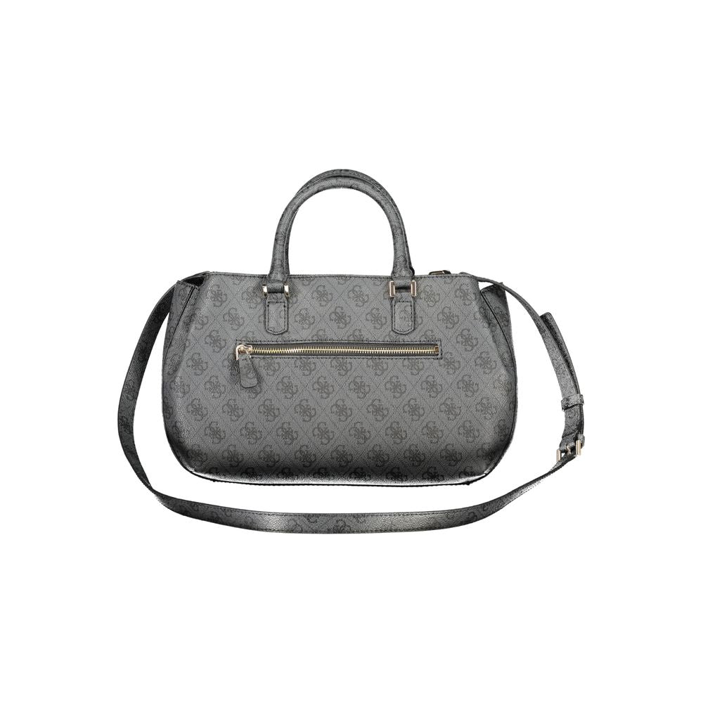 Guess Jeans Nero Poliuretano Women Handbag LUNESCAPE