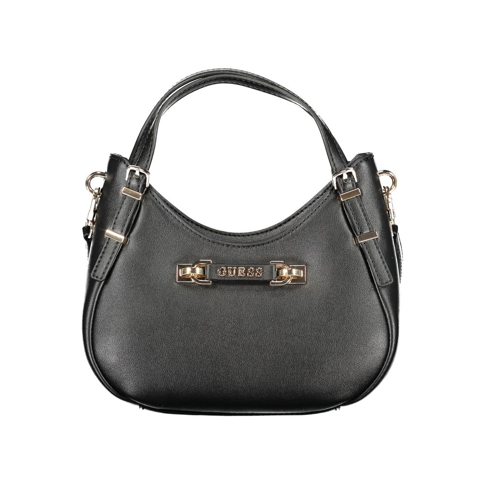 Guess Jeans Nero Poliuretano Women Handbag LUNESCAPE