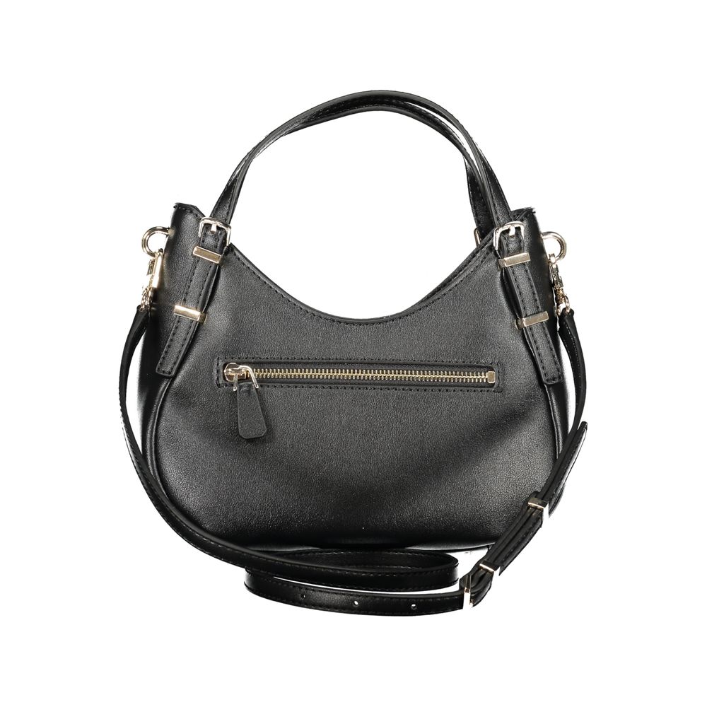Guess Jeans Nero Poliuretano Women Handbag LUNESCAPE