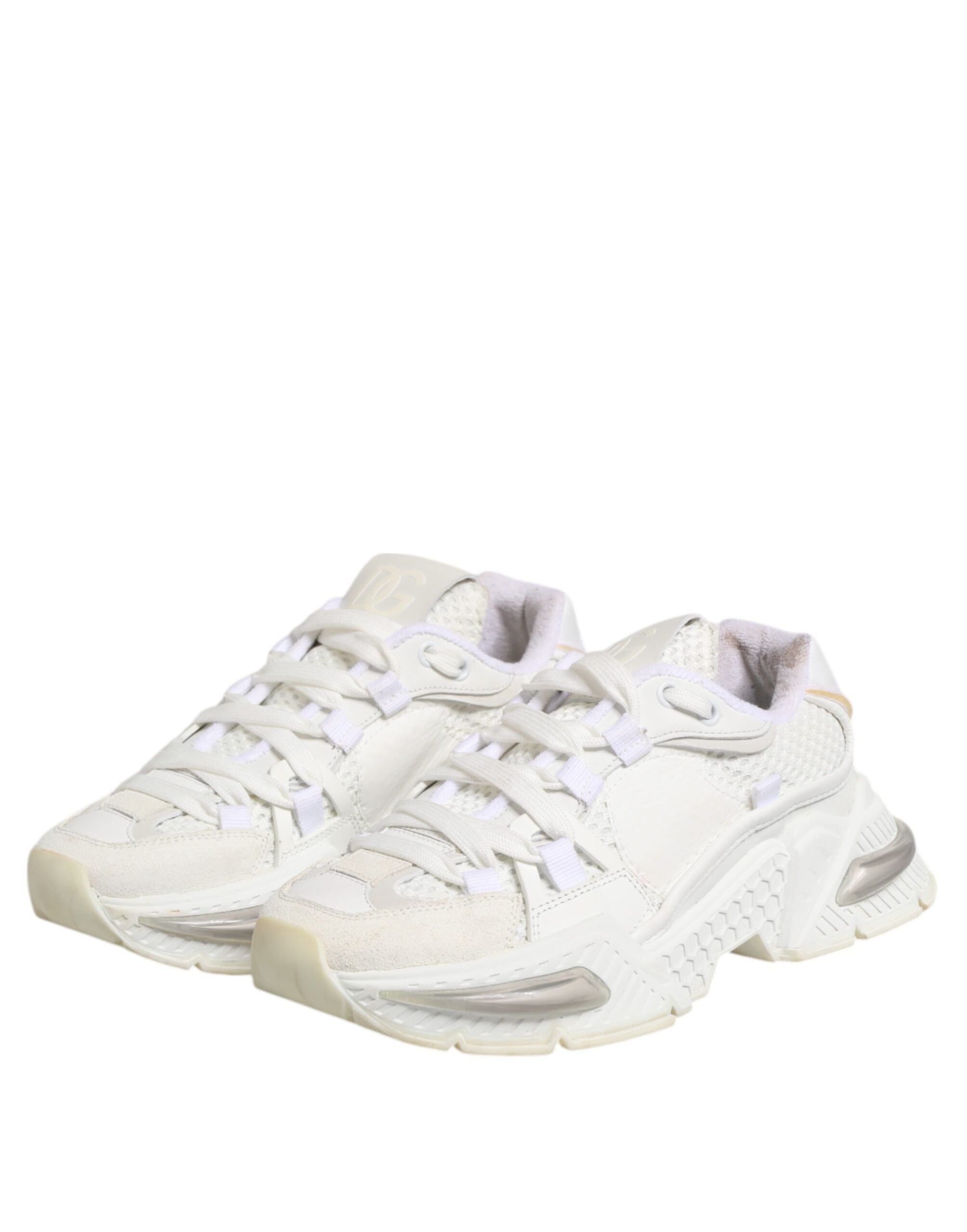 Dolce & Gabbana Airmaster White Women Low Top Sneakers Shoes LUNESCAPE