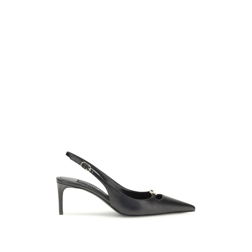 Dolce & Gabbana Lollo Kitten Heel Slingback  Pumps