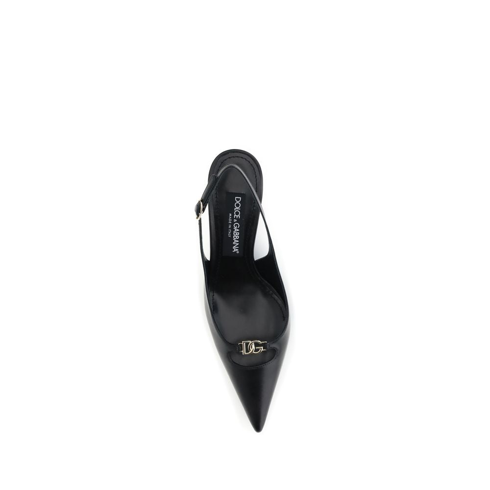Dolce & Gabbana Lollo Kitten Heel Slingback  Pumps