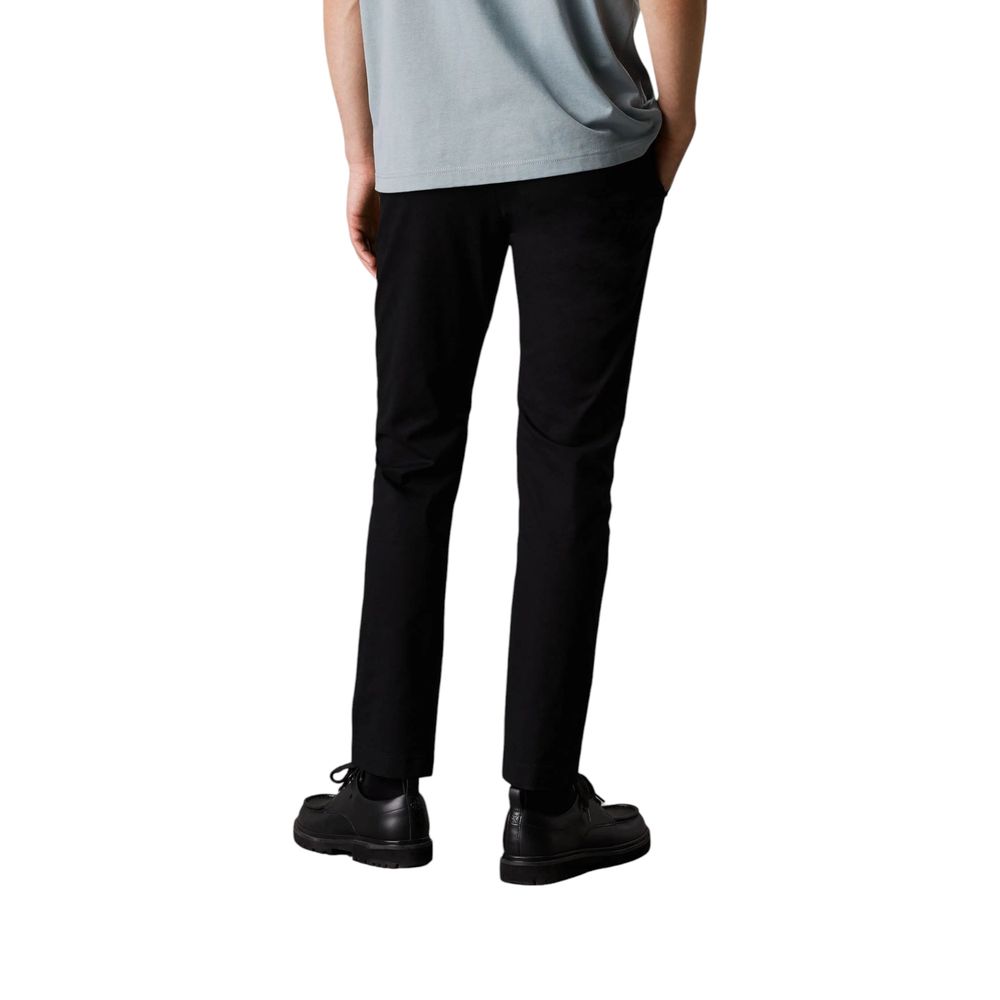 Calvin Klein Jeans Black Recycled Cotton Chino Pant