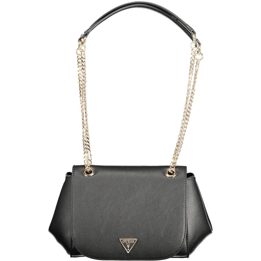 Guess Jeans Black Polyethylene Handbag LUNESCAPE