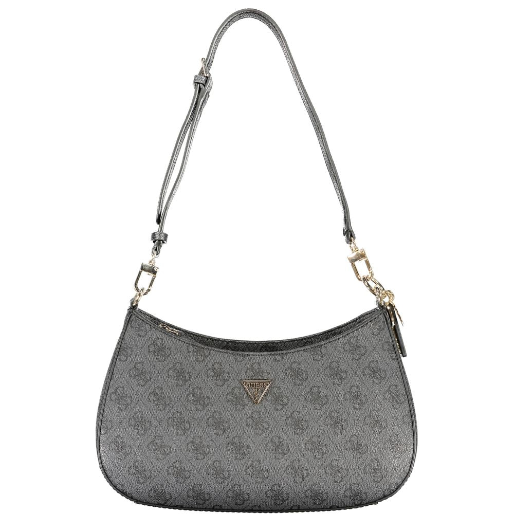 Guess Jeans Black Polyethylene Women Handbag LUNESCAPE