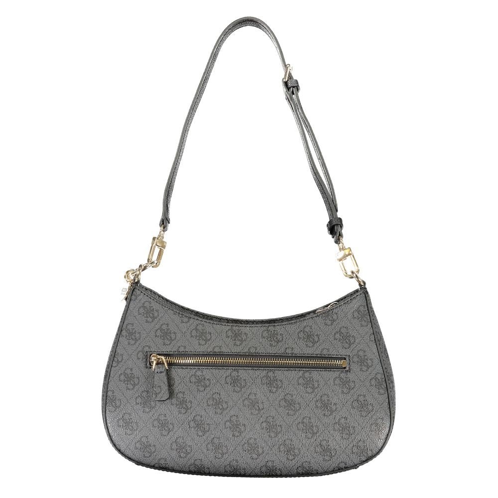 Guess Jeans Black Polyethylene Women Handbag LUNESCAPE