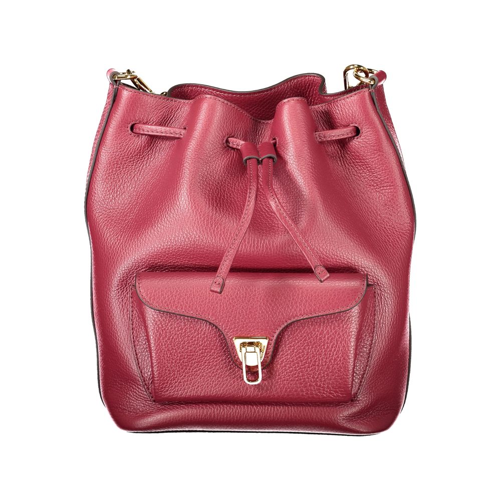 Coccinelle Purple Leather Women Handbag LUNESCAPE