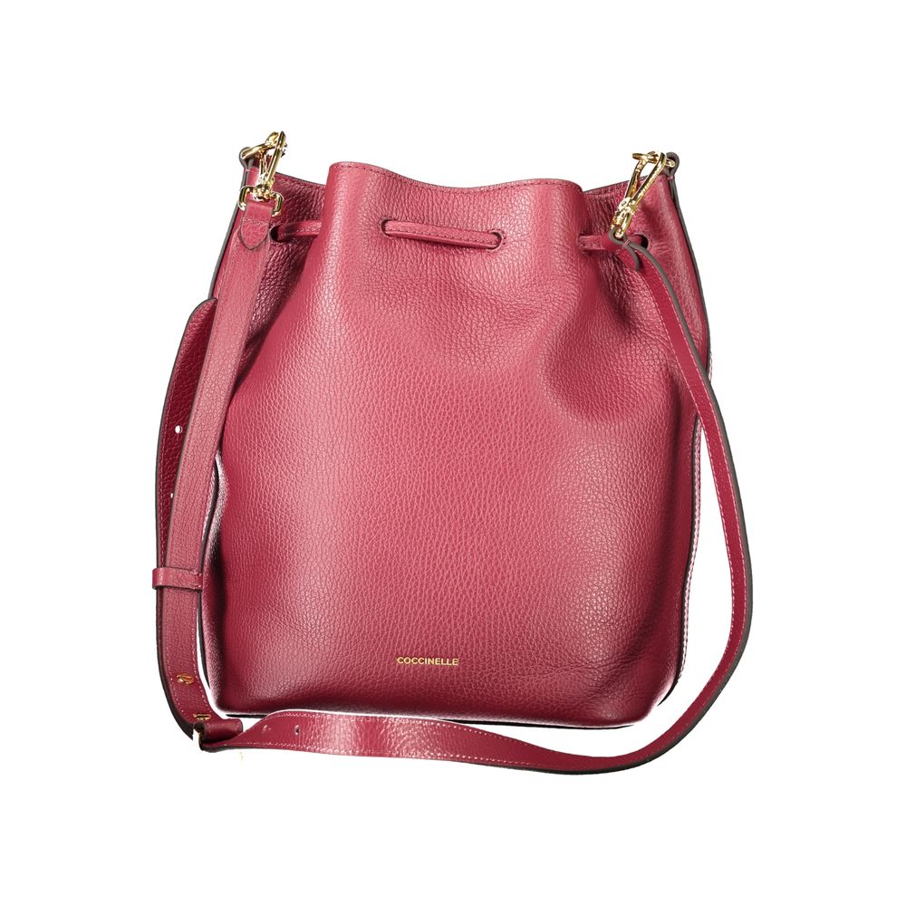 Coccinelle Purple Leather Women Handbag LUNESCAPE