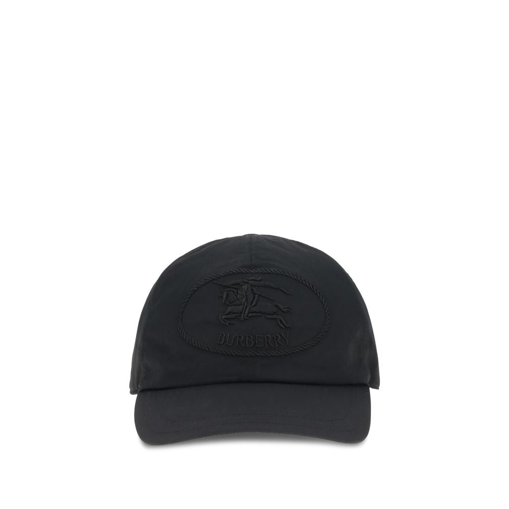 Burberry Knight Stamp gabardine baseball Cap LUNESCAPE