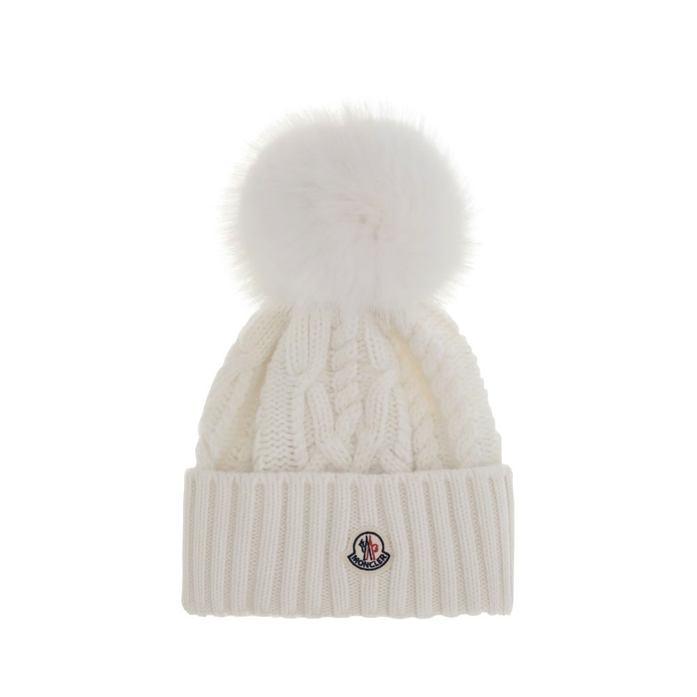 Moncler Cashmere blend Hat with pom-pon LUNESCAPE